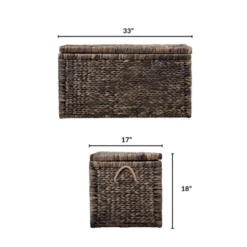 Farmhouse Wicker Trunk Rustic - ClickDecor -Baxton Studio Store GUEST ebc1af90 780a 428a 98a4 dfed657f9919