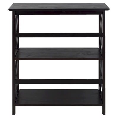 33.5" Montego 3 Tier Bookcase - Flora Home 8 33.5" Montego 3 Tier Bookcase - Flora Home - Image 6