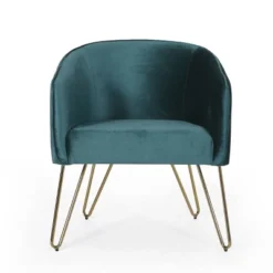 Grelton Modern Glam Velvet Club Chair With Hairpin Legs - Christopher Knight Home 21 Grelton Modern Glam Velvet Club Chair With Hairpin Legs - Christopher Knight Home -Baxton Studio Store GUEST ecc4b2eb 7bce 4df9 9435 e7f35e861986