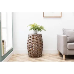 26" Hampton Side Table Weathered Walnut - Boraam -Baxton Studio Store GUEST ef4f3580 1c8a 4527 aaf0 4dd5bc3af32d