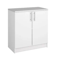 Elite 16" Deep Home Storage Base Cabinet With Melamine Countertop - Prepac
