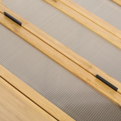 Aash 3-drawer Environmentally Friendly Bamboo Ccent Cabinet With Storage, Pale Yellow Finish- The Pop Maison 9 Aash 3-drawer Environmentally Friendly Bamboo Ccent Cabinet With Storage, Pale Yellow Finish- The Pop Maison - Image 7