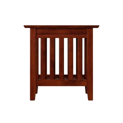 Mission Chair Side Table Walnut - AFI 4 Mission Chair Side Table Walnut - AFI - Image 2