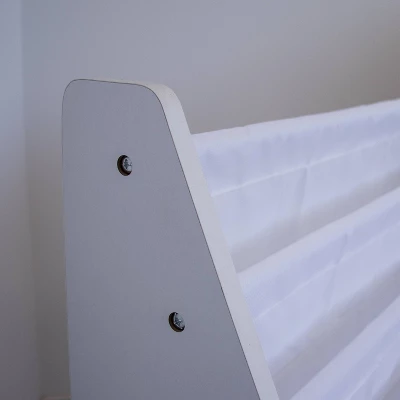 Kids' Cambridge Supersized Bookshelf 6 Tier Book Rack Organizer White - Humble Crew 8 Kids' Cambridge Supersized Bookshelf 6 Tier Book Rack Organizer White - Humble Crew - Image 6