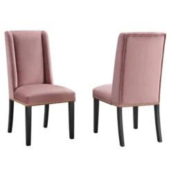 Set Of 2 Baron Performance Velvet Dining Chairs - Modway -Baxton Studio Store GUEST f24aeb25 2ca4 4c78 9884 6dceb973e269