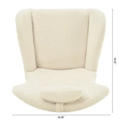 Teddy Tufted Rocking Chair With Rubber Legs - ModernLuxe -Baxton Studio Store GUEST f2cedc36 f9b0 4576 83a0 2ab2c4b12c3b