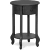 James Round Side Table Dark Gray - Finch 1 James Round Side Table Dark Gray - Finch -Baxton Studio Store GUEST f367a5b6 ed2a 447d 9ec8 411adff7f599