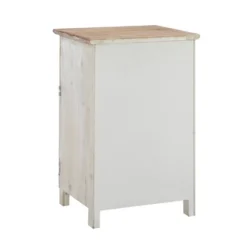 Salina Side Table White - Powell Company -Baxton Studio Store GUEST f48e8327 749a 4c16 b703 6a147f770ddc