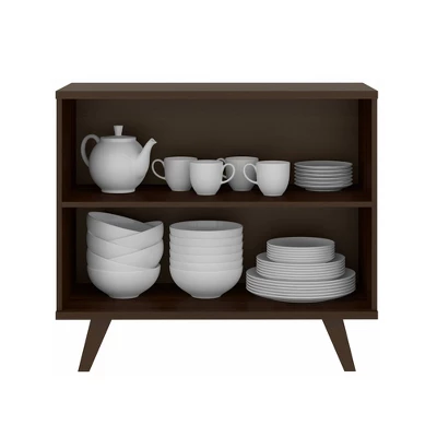 35" Handcrafted Wood Storage Cabinet Console Brown - The Urban Port 4 35" Handcrafted Wood Storage Cabinet Console Brown - The Urban Port - Image 2