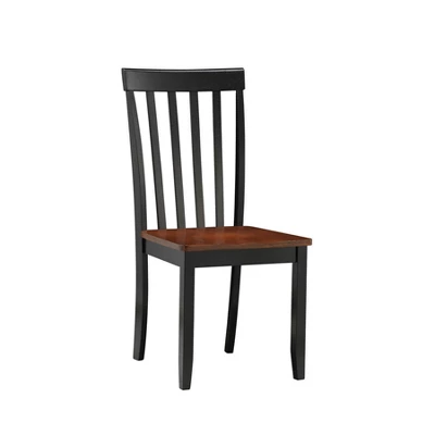 Bloomington Dining Chairs Black And Cherry (Set Of 2) - Boraam 9 Bloomington Dining Chairs Black And Cherry (Set Of 2) - Boraam - Image 8