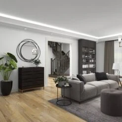 Contemporary Bold Facet Carved Wood Side Cabinet Brown - Olivia & May -Baxton Studio Store GUEST f79c086c 63cc 4707 8e4f 81fcafcab5cf