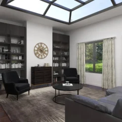 Contemporary Bold Facet Carved Wood Side Cabinet Brown - Olivia & May -Baxton Studio Store GUEST f7cae03f eee2 485f b815 9b1cee5357a9