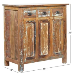 Rustic Wood Cabinet Chestnut Brown - Olivia & May 27 Rustic Wood Cabinet Chestnut Brown - Olivia & May -Baxton Studio Store GUEST f89dbb47 b0f9 4739 bd04 5170c6528986