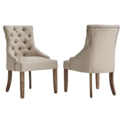Lawler Button Tufted Dining Chair 2 In Set - Inspire Q® 14 Lawler Button Tufted Dining Chair 2 In Set - Inspire Q® -Baxton Studio Store GUEST f91ddf0f 5f28 4eef 8824 02b37902886d