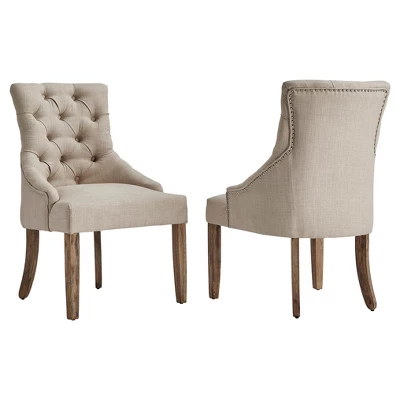 Lawler Button Tufted Dining Chair 2 In Set - Inspire Q® 8 Lawler Button Tufted Dining Chair 2 In Set - Inspire Q® - Image 6