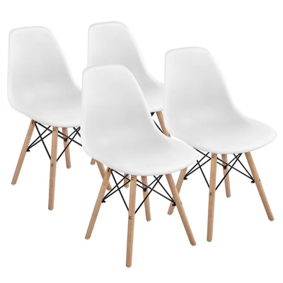 Yaheetech Modern Dining Chairs With Natural Beech Wood Set Of 4 9 Yaheetech Modern Dining Chairs With Natural Beech Wood Set Of 4 - Image 7