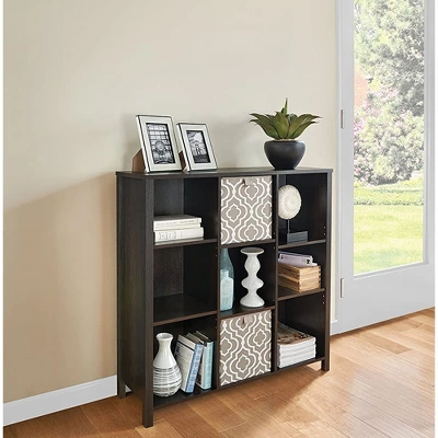 ClosetMaid 1605800 Adjustable 9 Cube Decorative Livingroom, Bedroom, Or Office Storage Organizer Cubby Book Shelf For Books, Binders, And More, Black 5 ClosetMaid 1605800 Adjustable 9 Cube Decorative Livingroom, Bedroom, Or Office Storage Organizer Cubby Book Shelf For Books, Binders, And More, Black - Image 3