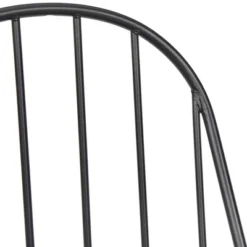 Set Of 2 Milo Windsor Metal With Wood Seat Dining Chairs Black/Espresso Brown - Buylateral -Baxton Studio Store GUEST fb9d4c60 8d19 4141 99c8 153ba4bdc73b