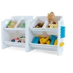 UNiPLAY Toy Organizer With 6 Removable Storage Bins And Block Play Panel, Multi-Size Bin Organizer 14 UNiPLAY Toy Organizer With 6 Removable Storage Bins And Block Play Panel, Multi-Size Bin Organizer -Baxton Studio Store GUEST fbdec9d3 be27 499c 95dc 38d332f2d705