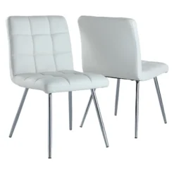 Set Of 2 Metal Dining Chairs - EveryRoom -Baxton Studio Store GUEST fc8afd5d 423e 4eb1 ae13 4fed42113024