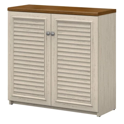 Fairview Small Storage Cabinet With Doors - Bush Furniture 10 Fairview Small Storage Cabinet With Doors - Bush Furniture - Image 8