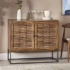 Punjab Handcrafted Boho Mango Wood 2 Door Sideboard French Gray/Antique Bronze - Christopher Knight Home 1 Punjab Handcrafted Boho Mango Wood 2 Door Sideboard French Gray/Antique Bronze - Christopher Knight Home -Baxton Studio Store GUEST ff108294 8c3e 44e7 9827 8124c1897367