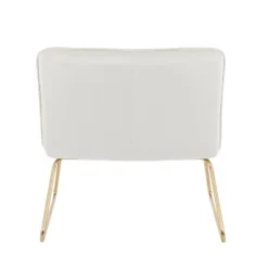 Casper Contemporary Upholstered Accent Chair Gold/Cream - LumiSource 13 Casper Contemporary Upholstered Accent Chair Gold/Cream - LumiSource -Baxton Studio Store GUEST ff41eb32 e573 411c a2aa 750cf77626d3